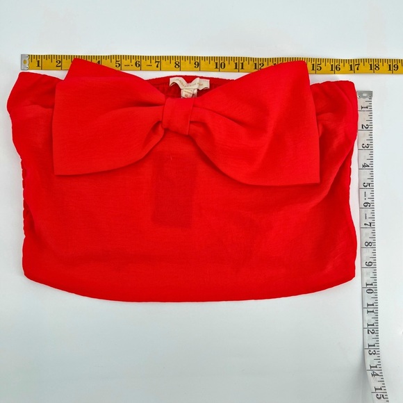 Monteau (X-Large) Red Strapless Bow Tube Top - Picture 7 of 7